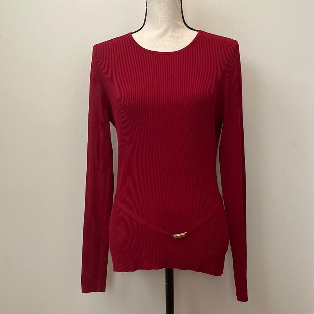 The Limited Long Sleeve Ribbed Sweater